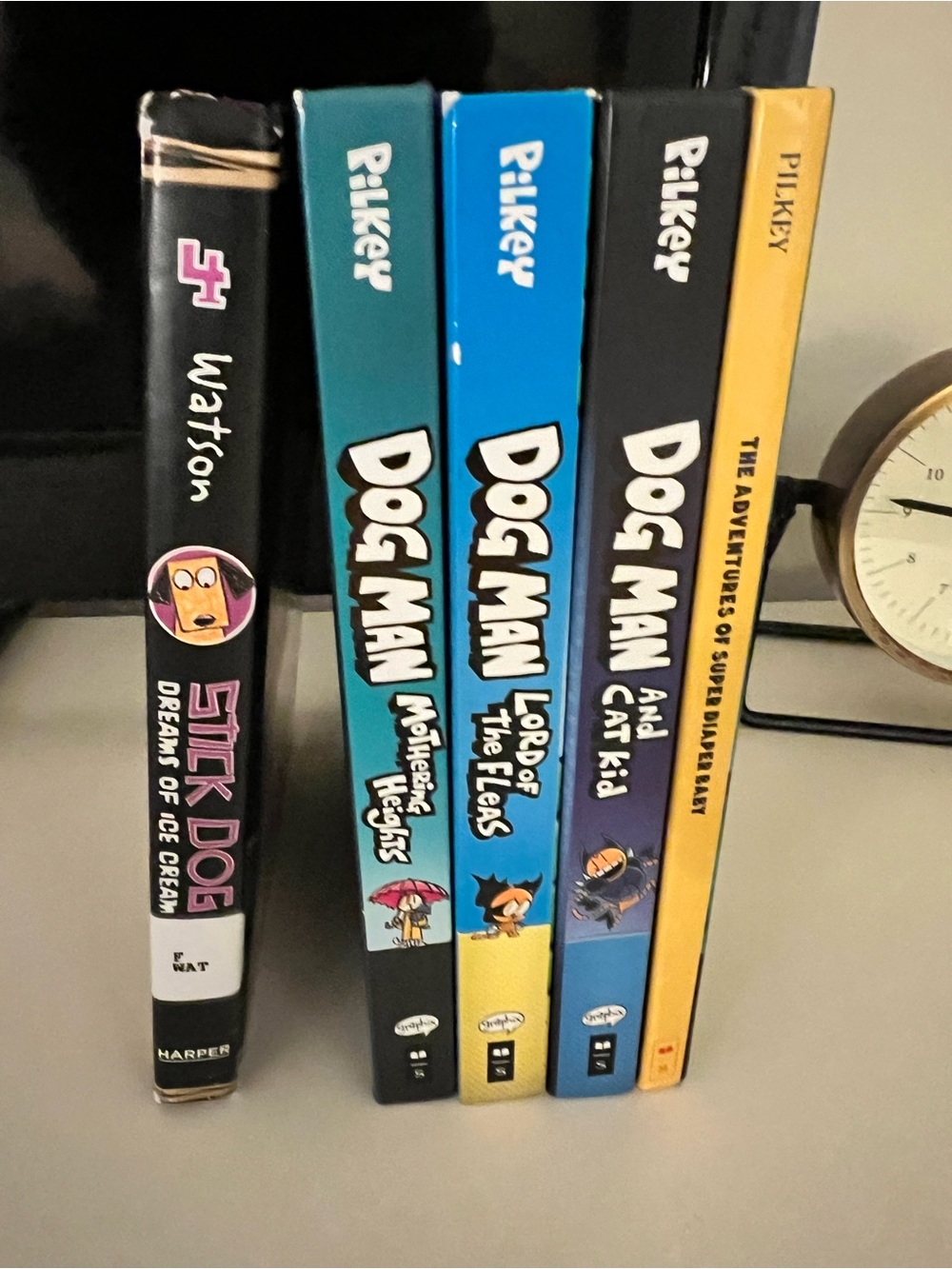Dog Man Book Lot (4 Books) + Stick Dog Bonus
- Kids Graphic Novels
